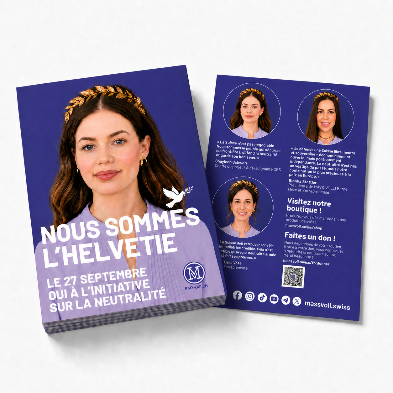 Neutralité : OUI ! - Flyer A5 français